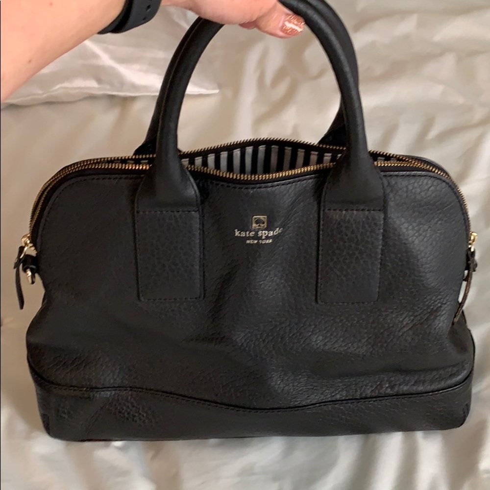 Kate spade black satchel purse